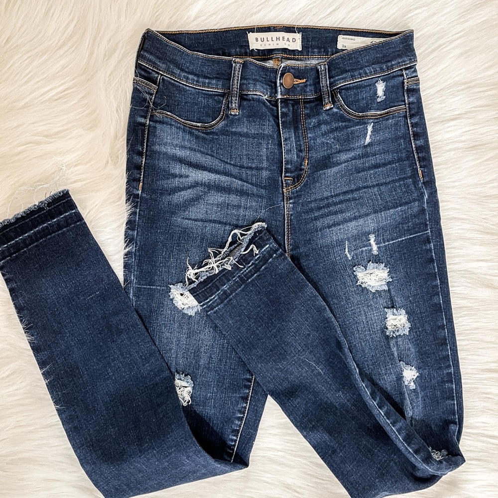 PacSun High Rise Jeggings Dark Wash Denim Skinny Jeans